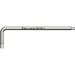 Clé pour serrage angulaire à six pans creux 3950 PKL métrique, acier inoxydable, Hex-Plus et Tête sphérique