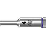 Douilles pour cliquet mâle 8790 HMA Deep à emmanchement 1/4", métrique, longues