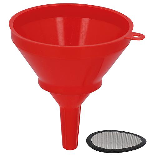 Entonnoir avec tamis Ø 100mm, en polyéthylene