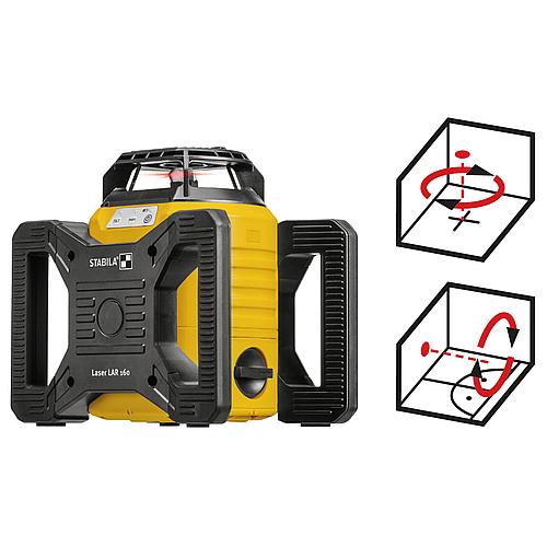 Kit laser rotatif LAR 160, rouge avec mallette de transport Anwendung 3