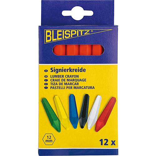 Craie de marquage HAROMAC rouge cond=12 pcs
