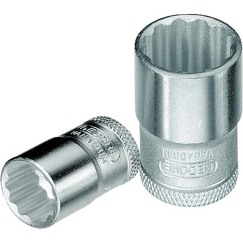 Douilles pour cliquet 3/8" mâle douze pans, métrique, courte Anwendung 1