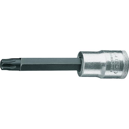 Embout de tournevis GEDORE 1/2" Torx-femelle, T70 longueur 100 mm