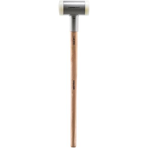 Marteau de forgeron SUPERCRAFT, sans rebond, avec manche en hickory et inserts de frappe en nylon Standard 1
