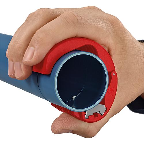 Coupe-tubes BiX® pour tubes en plastique et  manchons d´étanchéité Anwendung 7