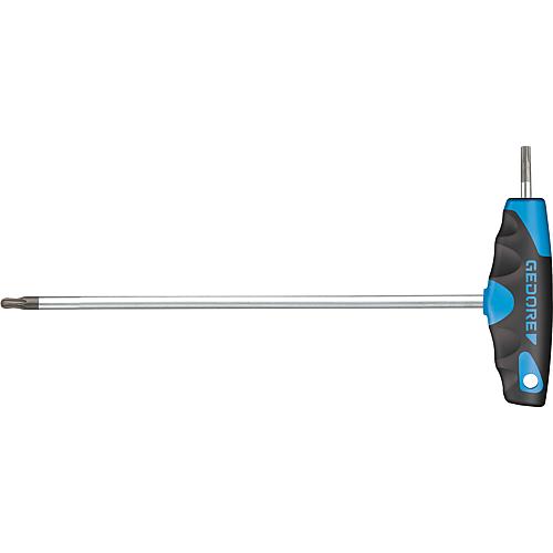 Tournevis Torx® à manche transversal, tige longue à tête sphérique et tige courte, manche bi-matière, DT-2143 Standard 1