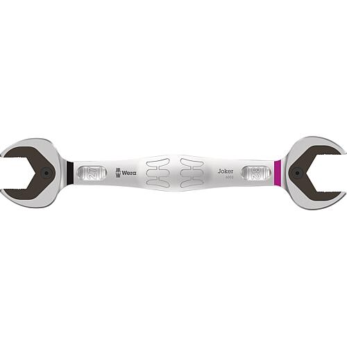 Clé à fourche double Wera 6002 Joker, métrique, ouv. de clé 27,0 x 32,0