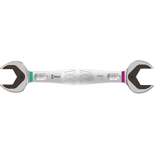 Clé à fourche double Wera 6002 Joker, métrique, ouv. de clé 30,0 x 32,0