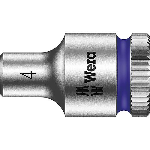 Douilles pour cliquet 6 pans Wera 8790 HMA à emmanchement 1/4", métrique, courtes, SW 4,0 x 23 mm