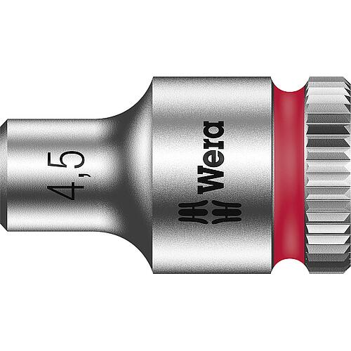 Douilles pour cliquet 6 pans Wera 8790 HMA à emmanchement 1/4", métrique, courtes, SW 4,5 x 23 mm