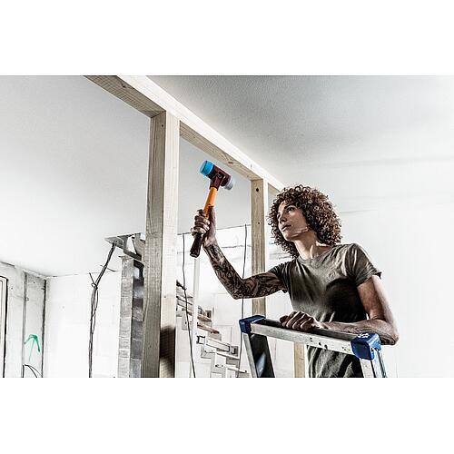 Massette SIMPLEX avec corps en fonte malléable, insert TPE-soft et TPE-mid