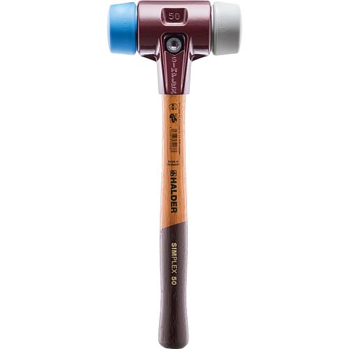 Massette SIMPLEX avec corps en fonte malléable, insert TPE-soft et TPE-mid Standard 1