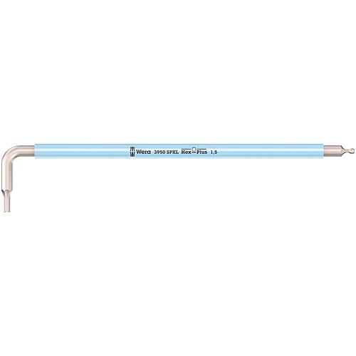 Clé pour serrage angulaire 3950 SPKL WERA, acier inoxydable, revêtue, avec codage couleur Standard 1