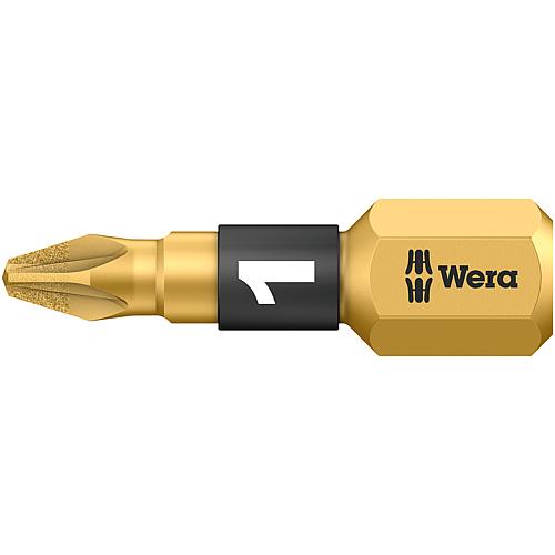 Embout 855/1 BDC WERA, hexagonal 1/4" pour Pozidriv, diamanté, Zone BiTorsion Standard 1