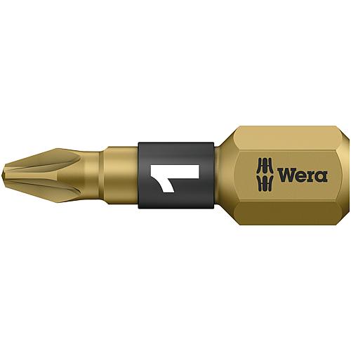 Embout 855/1 BTH WERA, hexagonal 1/4" pour Pozidriv, extra-dur, Zone BiTorsion