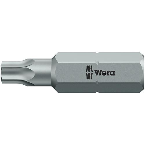 Embout Torx® Wera 867/1 à emmanchement 1/4", court, dur, T1 x 25 mm