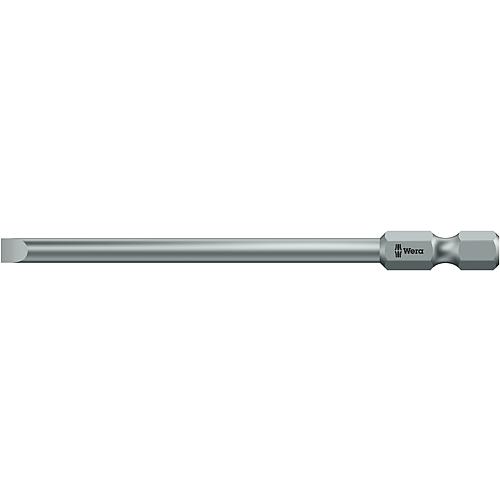 Embouts à fente Wera 800/4 Z à emmanchement 1/4", métrique, long, dur Standard 1