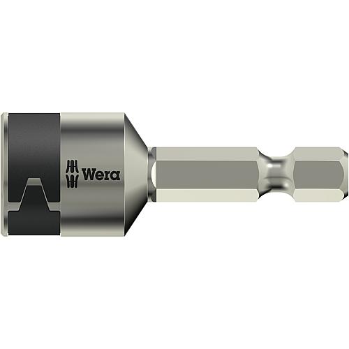 Douilles pour cliquet mâle Embouts 3869/4 à emmanchement 1/4", métrique, acier inoxydable avec ressort de maintien Standard 1