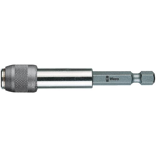 Porte-embout 895/4/1 K Universal WERA, hexagonal 1/4", avec mandrin à serrage rapide et puissant aimant permanent Standard 1