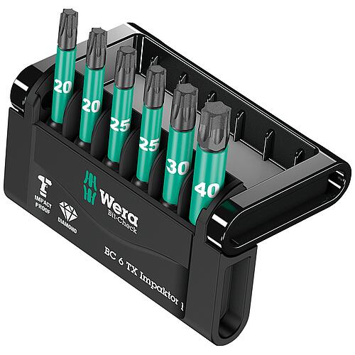 Jeu d'embouts Impaktor, diamantés, Torx®, 6 pièces Standard 1