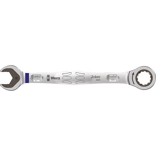 Clé mixte à cliquet Wera 6000 Joker, métrique, SW 16,0 x 212 mm