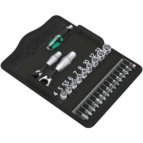 Kraftform compact Zyklop Mini 2-Set WERA, 27 pièces Standard 1