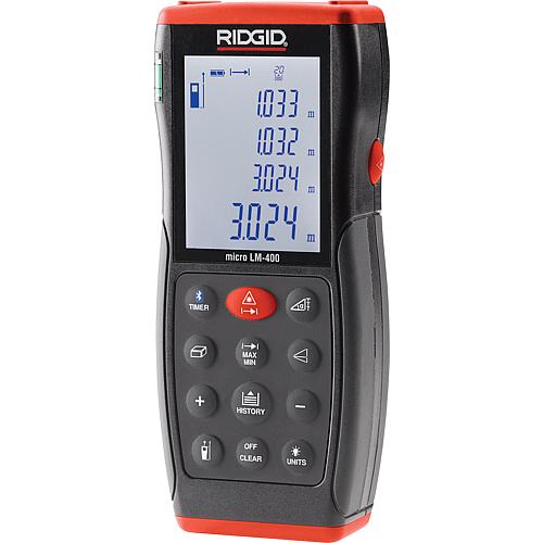 Laser Télémètre Ridgid LM400 Bluetooth, portée max. 100m