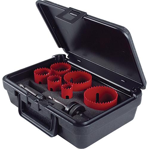 Kit scies cloches plombier avec foret de centrage, 8 pièces Standard 1