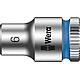 Douilles pour cliquet 6 pans extérieurs Wera 8790 HMA à emmanchement 1/4", métrique, courtes, SW 6,0 x 23 mm