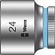 Douilles pour cliquet 6 pans Wera 8790 HMB à emmanchement 3/8", métrique, courtes, SW 24,0 x 30 mm