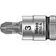 Douille pour cliquet Pozidriv Wera 8755 A Noix à embout à emmanchement 1/4", courte, PZ3 x 28 mm