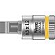Douilles pour cliquet Wera 8700 A FL à emmanchement 1/4", métrique, courte, SL6,5 x 1,2 x 28 mm