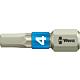Embouts Wera 3840/1 TS à emmanchement hexagonal 1/4", métrique, courts, acier inoxydable avec zone de torsion, Hex-Plus, ouverture 1,5 x 25 mm
