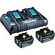 Kit de batteries  18 V, 2 x 5,0 Ah + 1 x chargeur double Standard 1