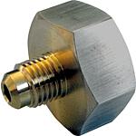 Adaptateur de raccord de bouteille, W21, 8x1/4 "SAE M filetage à droite