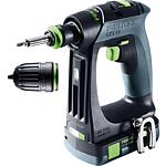 Akku-Bohrschrauber Festool CXS 18 C 3,0-Plus, 18 V mit 2x 3,0 Ah Akkus und Ladegerät