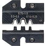 Jeu de matrices de sertissage pour pince à sertir, fiche modulaire MCC-MT de Phoenix-Contact, 014-1,5 mm².