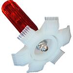 Peigne à lamelles avec manche en PVC