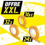 Offre XXL ruban de papier or, 92 pièces