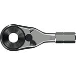 Cliquet réversible à embouts Wera 8011 Zyklop Mini 4 embouts, raccord 1/4"