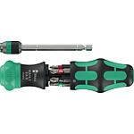 Porte-embouts à cliquet Wera Kraftform Kompakt 20 RA-R, 7 pièces