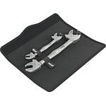 Kit de clés à fourche double Wera 6006 Joker 2 Set 1, avec fonction cliquet, auto-ajustable, 2 pièces