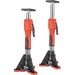 Kit d'étai de plafond BESSEY 2x STE55 avec petits pieds de construction, 4 pièces