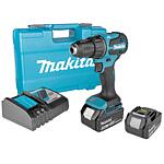 Perceuse-visseuse à percussion sans fil MAKITA DHP490RFX3, 18 V avec 2 Batteries 3,0 Ah, Chargeur, Mallette de transport et Kit de 74 accessoires