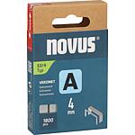 Agrafe à fil fin Novus type A 53/4 galvanisée, dure,
 Cond. =1800 Pièces