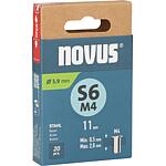 Écrous borgnes Novus type S6M4 6 x 11,0 mm
Cond. = 20 Pièces