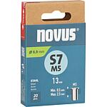 Écrous borgnes Novus type S7M5 7 x 13,0 mm
Cond. = 20 Pièces