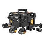 Jeu de batteries DeWALT x McLaren DCK3222MP2T 18 V, 3 pièces avec 2 Batteries + Chargeurs 5,0 Ah