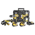 Jeu de batteries DeWALT DCK384P2T-QW 18 V, 3 pièces avec 2 Batteries + Chargeurs 5,0 Ah