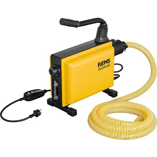 Appareil de nettoyage de tubes électr. Cobra 22, machine motrice avec tuyau de guidage